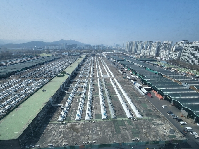가락시장 전경