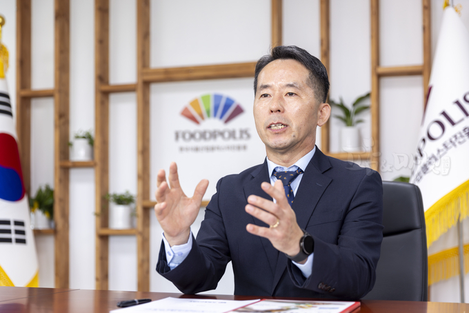 식품진흥원 김덕호 이사장.