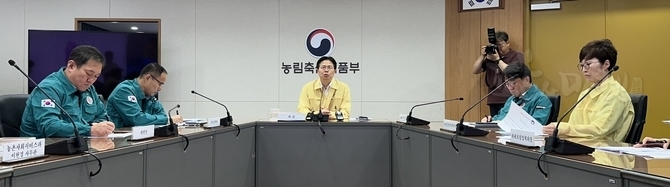 농업분야 폭염 예방대책 점검회의.